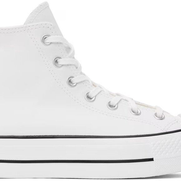 Converse All Star 561676C Platform Hi lift Leather White Mens Size 10 NEW - Picture 14 of 14